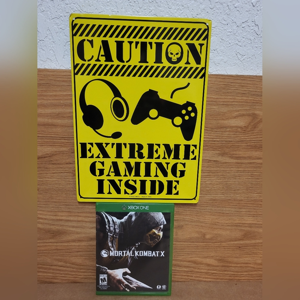 Xbox One Mortal Kombat X & Gaming Sign